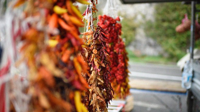 Sarubbi, chili peppers, peperoncino, Calabria