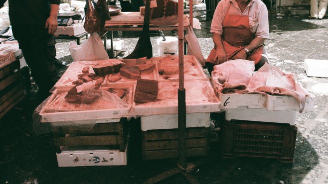 mercato del pesce, sicilia, tonno